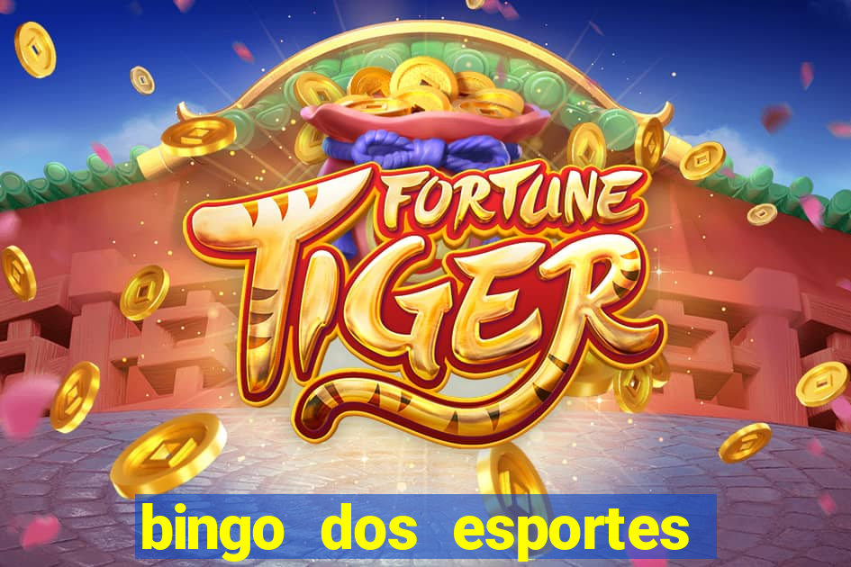 bingo dos esportes para imprimir