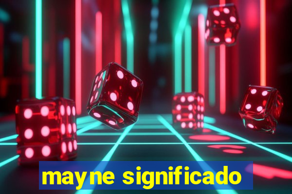 mayne significado